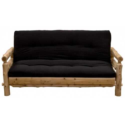 Authentic Log Cabin Natural Cedar Futon