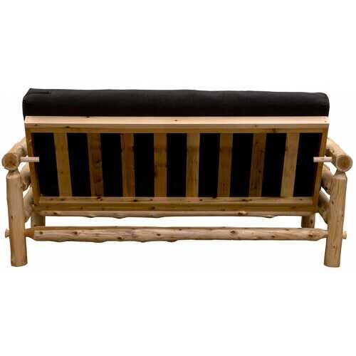 Authentic Log Cabin Natural Cedar Futon