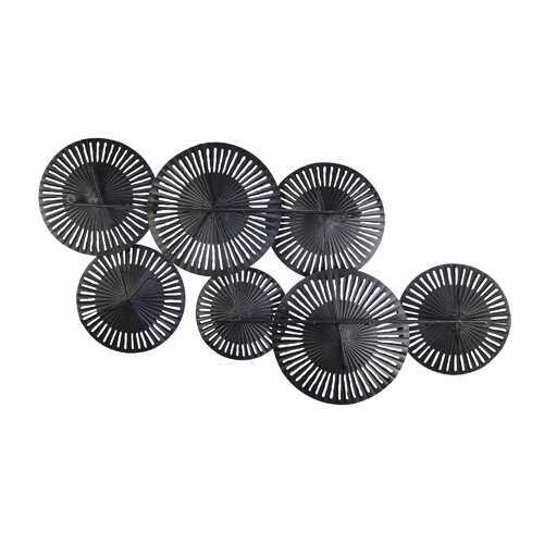 3D layered Metal Plates Centerpiece Wall Decor