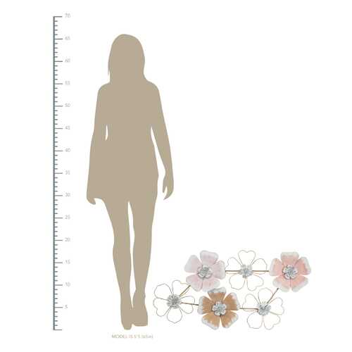 3D-Layered Flower Wall Art with Matte Finish