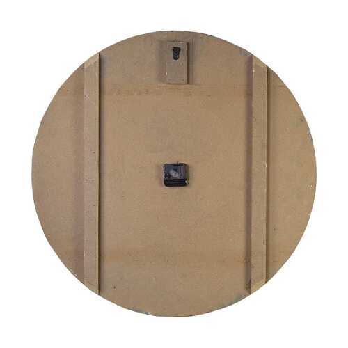 Round Blue Wall Clock