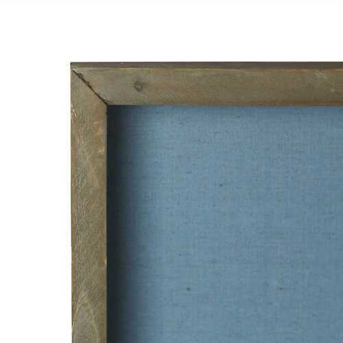 Printed Reactangualr Wall Art with Distress Finish