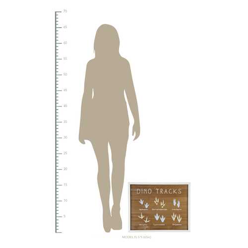 Dino Tracks Framed Wall Art