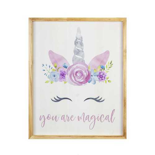 Unicorn-inspired Script Wall Art