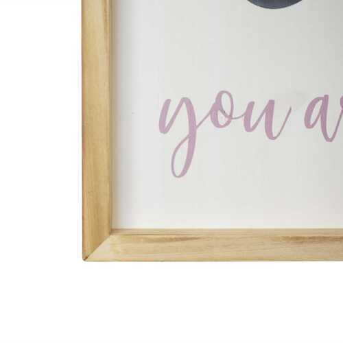 Unicorn-inspired Script Wall Art