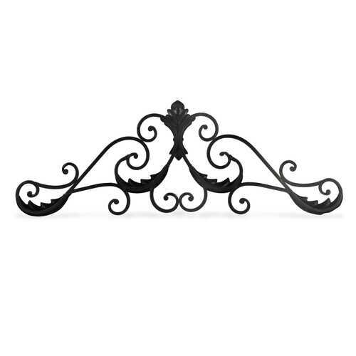 Brown Curved Rustic Door Topper Wall Decor
