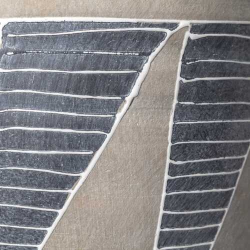 Grey and Brown Ceramic Vase