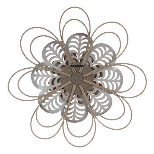 Stratton Home Decor Delicate Pink Metal and Wood Flower Wall Decor