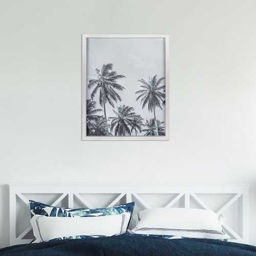 Stratton Home Decor Framed Palm Trees Wall Art