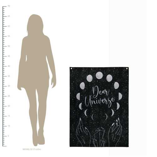 Stratton Home Decor Dear Universe Moon Wall Tapestry