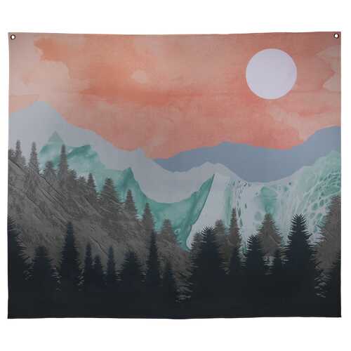 Stratton Home Decor Mountain Sunset Wall Tapestry