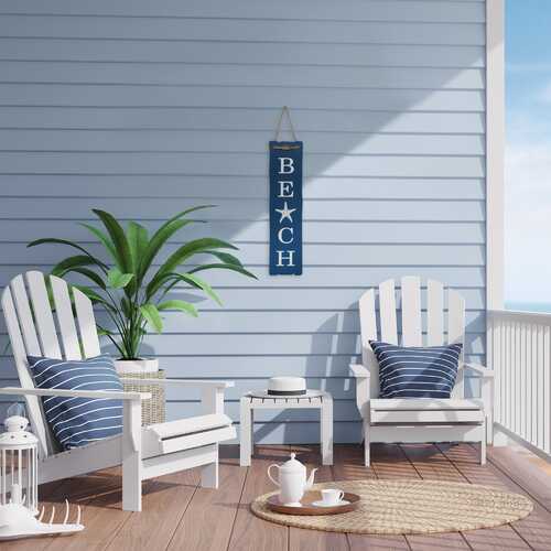 Stratton Home Decor Blue and White 
